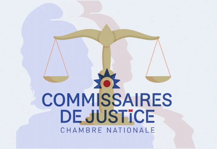 logo-commissaire-accueil Logo chambre nationale des commissaires de justice - Optimiser la gestion des rendez-vous pour les commissaires de justice